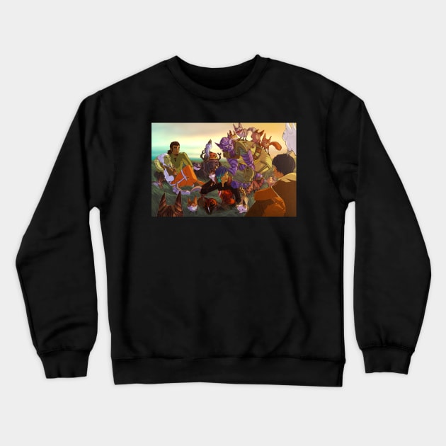 Loth Cat Tango Crewneck Sweatshirt by sempaiko